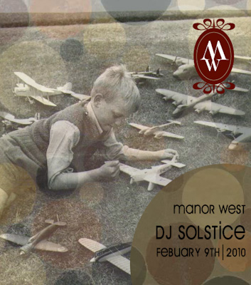Airplane Themed Club Flyer